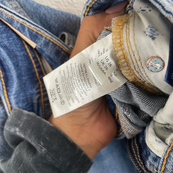 Pilcro and the Letterpress Slim Boyfriend Quilted Patchwork Jeans‎ - Picture 8 of 14